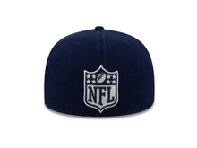 Load image into Gallery viewer, Dallas Cowboys Reebok NFL Flat Visor Flat Visor Flexfit Cap Hat Navy Crown/Visor White Script Logo