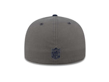 Load image into Gallery viewer, Dallas Cowboys Reebok NFL Flat Visor Flexfit Cap Hat Gray Crown/Visor Blue Side Logo With Screen Printed Paint Splatter