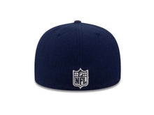 Load image into Gallery viewer, San Diego Chargers Reebok NFL Fitted Cap Hat Navy Crown/Visor Team Color Logo With Shadow Tonal Logo