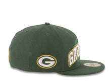 Load image into Gallery viewer, Green Bay Packers New Era NFL 59FIFTY 5950 Fitted Cap Hat Green Crown/Visor Team Color Logo (2012 Draft)