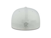 Load image into Gallery viewer, San Francisco 49ers New Era 59FIFTY 5950 Fitted Cap Hat White Crown/Visor White/Gray Logo