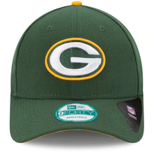 Load image into Gallery viewer, Green Bay Packers New Era NFL 9FORTY 940 Adjustable Cap Hat Green Crown/Visor Team Color Logo