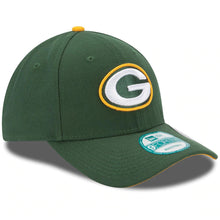 Load image into Gallery viewer, Green Bay Packers New Era NFL 9FORTY 940 Adjustable Cap Hat Green Crown/Visor Team Color Logo