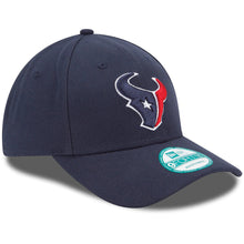 Load image into Gallery viewer, Houston Texans New Era NFL 9FORTY 940 Adjustable Cap Hat Navy Crown/Visor Team Color Logo