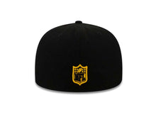 Load image into Gallery viewer, Pittsburgh Steelers New Era NFL 59FIFTY 5950 Fitted Cap Hat Black Crown/Visor XL Team Color Logo