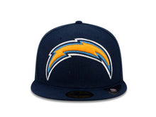 Load image into Gallery viewer, San Diego Chargers New Era NFL 59FIFTY 5950 Fitted Cap Hat Navy Crown/Visor XL Team Color Logo