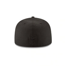 Load image into Gallery viewer, Las Vegas Raiders New Era NFL 59FIFTY 5950 Fitted Cap Hat Black Crown/Visor Black Logo