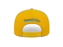 Load image into Gallery viewer, San Diego Chargers Mitchell & Ness NFL Snapback Cap Hat Yellow Crown/Visor Retro Horse/Shield Team Color Logo