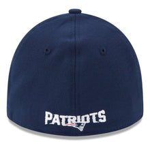 Load image into Gallery viewer, New England Patriots New Era NFL 39THIRTY 3930 Flexfit Cap Hat Navy Crown/Visor Team Color Logo