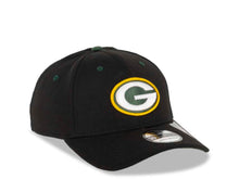 Load image into Gallery viewer, Green Bay Packers New Era NFL 39THIRTY 3930 Flexfit Cap Hat Black Crown/Visor Team Color Logo