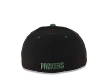 Load image into Gallery viewer, Green Bay Packers New Era NFL 39THIRTY 3930 Flexfit Cap Hat Black Crown/Visor Team Color Logo