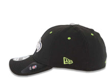 Load image into Gallery viewer, Seattle Seahawks New Era NFL 39THIRTY 3930 Flexfit Cap Hat Black Crown/Visor Team Color Logo