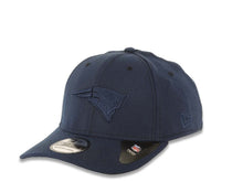 Load image into Gallery viewer, New England Patriots New Era NFL 39THIRTY 3930 Fitted Cap Hat Navy Blue Crown/Visor Navy Blue Logo