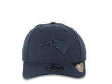 Load image into Gallery viewer, New England Patriots New Era NFL 39THIRTY 3930 Fitted Cap Hat Navy Blue Crown/Visor Navy Blue Logo