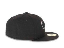 Load image into Gallery viewer, Los Angeles Rams New Era NFL 59FIFTY 5950 Fitted Cap Hat Black Crown/Visor Black/White Text Logo