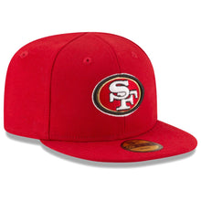 Load image into Gallery viewer, San Francisco 49ers New Era NFL 59FIFTY 5950 Fitted Cap Hat Maroon Crown/Visor Team Color Logo