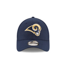 Load image into Gallery viewer, Los Angeles Rams New Era NFL 9FORTY 940 Adjustable Cap Hat Navy Crown/Visor Team Color Logo