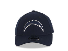 Load image into Gallery viewer, San Diego Chargers New Era NFL 9FORTY 940 Adjustable Cap Hat Navy Blue Crown/Visor Navy Blue/White Logo Gray UV