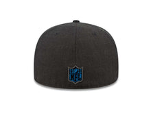 Load image into Gallery viewer, San Diego Chargers New Era NFL 59FIFTY 5950 Fitted Cap Hat Heather Dark Gray Crown/Visor Black/Sky Blue Logo