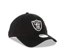 Load image into Gallery viewer, Oakland Raiders New Era NFL 9TWENTY 920 Adjustable Cap Hat Black Crown/Visor White/Black Logo