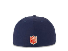 Load image into Gallery viewer, Oakland Raiders New Era NFL 59FIFTY 5950 Fitted Cap Hat Light Navy Blue Crown/Visor Red/White Logo