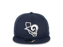 Load image into Gallery viewer, Los Angeles Rams New Era NFL 9FIFTY 950 Snapback Cap Hat Navy Crown/Visor Navy/White Logo