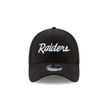 Load image into Gallery viewer, Oakland Raiders New Era NFL 39THIRTY 3930 Flexfit Cap Hat Black Crown/Visor Team Color Logo