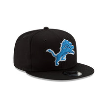 Load image into Gallery viewer, Detroit Lions New Era NFL 9FIFTY 950 Snapback Cap Hat Black Crown/Visor Royal Blue/White Logo