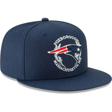 Load image into Gallery viewer, New England Patriots New Era NFL 9FIFTY 950 Snapback 2019 Draft Cap Hat Navy Crown/Visor Team Color Logo