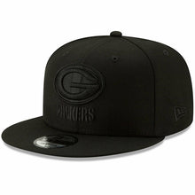 Load image into Gallery viewer, Green Bay Packers New Era NFL 9FIFTY 950 Snapback Cap Hat Black Crown/Visor Black Logo