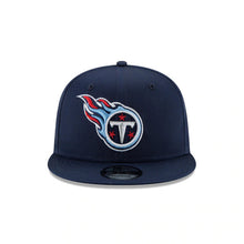 Load image into Gallery viewer, Tennessee Titans New Era NFL 9FIFTY 950 Snapback Cap Hat Navy Crown/Visor Team Color Logo