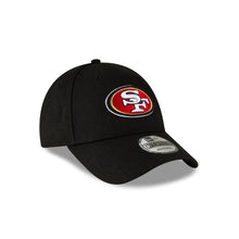 Load image into Gallery viewer, San Francisco 49ers New Era 9FORTY 940 Adjustable League Cap Hat Black Crown/Visor Team Color Logo