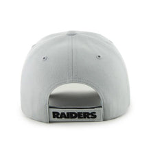 Load image into Gallery viewer, Oakland Raiders '47 MVP Adjustable Cap Hat Gray Crown/Visor Team Color Logo
