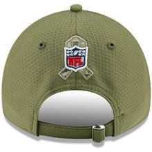 Load image into Gallery viewer, Pittsburgh Steelers New Era NFL 9TWENTY 920 Adjustable 2019 Salute To Service Cap Hat Olive Crown/Visor Team Color Logo