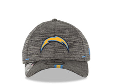 Load image into Gallery viewer, Los Angeles Chargers New Era NFL 39THIRTY 3930 Flexfit 2019 Training Cap Hat Dark Gray/Black Crown/Visor Team Color Logo