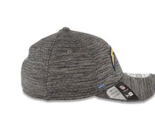 Load image into Gallery viewer, Los Angeles Chargers New Era NFL 39THIRTY 3930 Flexfit 2019 Training Cap Hat Dark Gray/Black Crown/Visor Team Color Logo