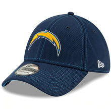 Load image into Gallery viewer, Los Angeles Chargers New Era NFL 39THIRTY 3930 Flexfit 2019 Sideline Cap Hat Navy Crown/Visor Team Color Logo