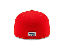 Load image into Gallery viewer, Kansas City Chiefs New Era NFL 59FIFTY 5950 Fitted 2019 Sideline Cap Hat Red Crown/Visor Team Color Logo