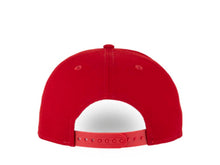 Load image into Gallery viewer, RAIDERS New Era 9FIFTY 950 Snapback Cap Hat Red Crown/Visor Red/White Logo 50th Anniversary Side Patch