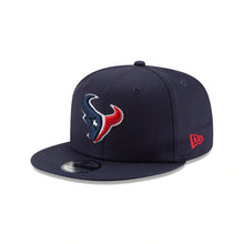 Load image into Gallery viewer, Houston Texans New Era NFL 9FIFTY 950 Snapback Cap Hat Navy Crown/Visor Team Color Logo