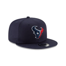 Load image into Gallery viewer, Houston Texans New Era NFL 9FIFTY 950 Snapback Cap Hat Navy Crown/Visor Team Color Logo
