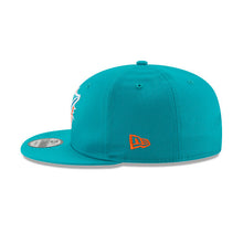 Load image into Gallery viewer, Miami Dolphins New Era NFL 9FIFTY 950 Snapback Cap Hat Aqua Crown/Visor Team Color Logo