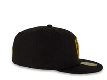 Load image into Gallery viewer, New Era NFL 59Fifty 5950 Fitted Las Vegas Raiders Cap Hat Black Crown Yellow/Black Logo Black UV