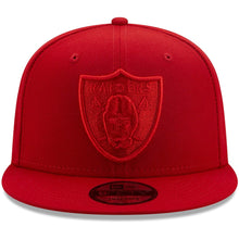 Load image into Gallery viewer, Las Vegas Raiders New Era 9FIFTY 950 Snapback Cap Hat Red Crown/Visor Red Logo