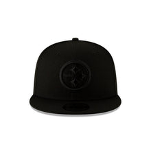 Load image into Gallery viewer, Pittsburgh Steelers New Era NFL 9FIFTY 950 Snapback Cap Hat Black Crown/Visor Black Logo