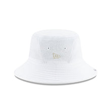 Load image into Gallery viewer, Oakland Raiders New Era NFL Bucket Cap Hat White Crown/Visor Black/White Logo