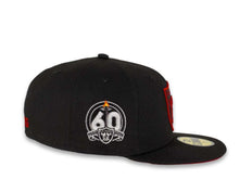 Load image into Gallery viewer, New Era NFL 59Fifty 5950 Fitted Las Vegas Raiders Cap Hat Black Crown Red/Black Logo Red UV