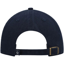 Load image into Gallery viewer, Dallas Cowboys '47 Brand NFL Clean Up Adjustable Cap Hat Dark Navy Crown/Visor Team Color Logo