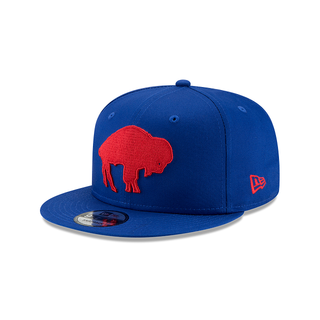 Buffalo Bills New Era Retro 9FIFTY Snapback Hat - White/Royal