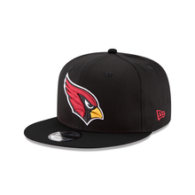Load image into Gallery viewer, Arizona Cardinals New Era NFL 9Fifty 950 Snapback Cap Hat Black Crown/Visor Team Color Logo